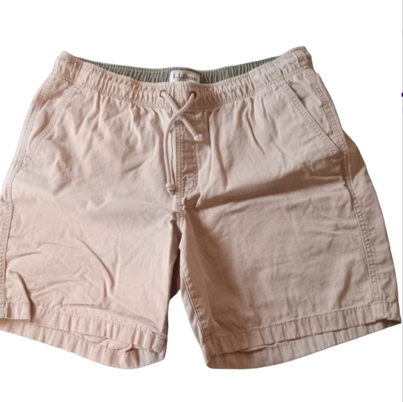 L.L. Bean Other - LL Bean mens khaki dress casual swim shorts with elastic drawstring combo